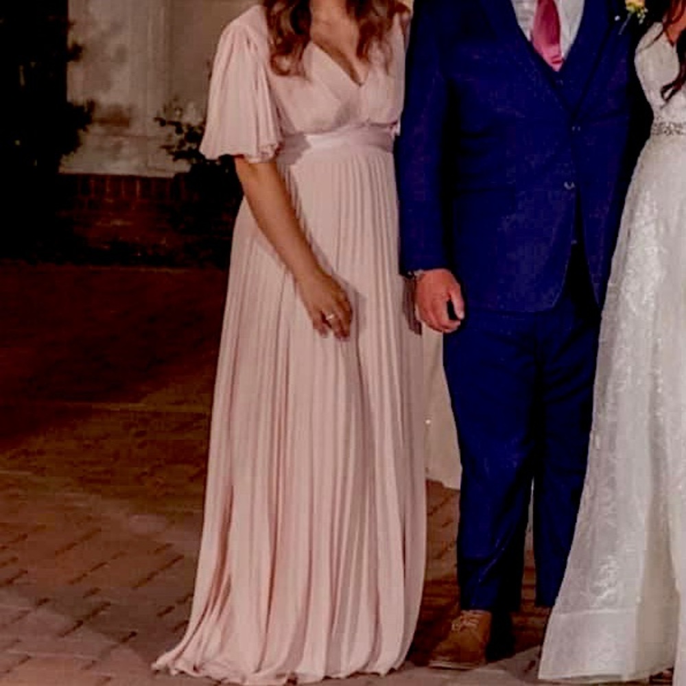 Dusty rose long dress